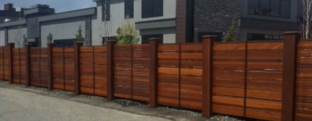 Red Balau Hardwood Fencing